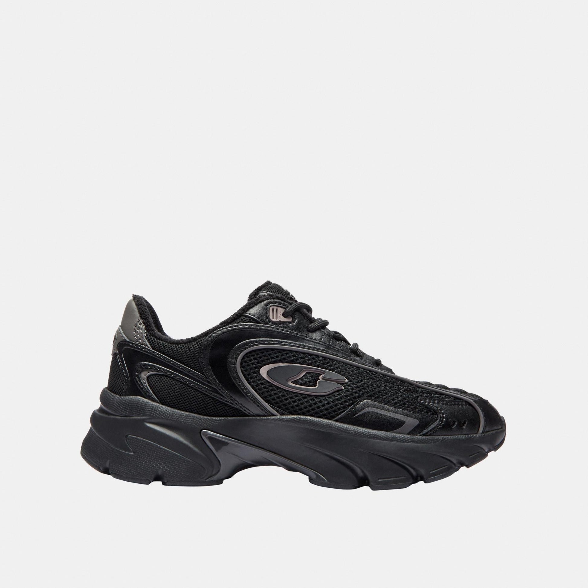 CDE28-Bolt Runner Sneaker-Black/Chalk