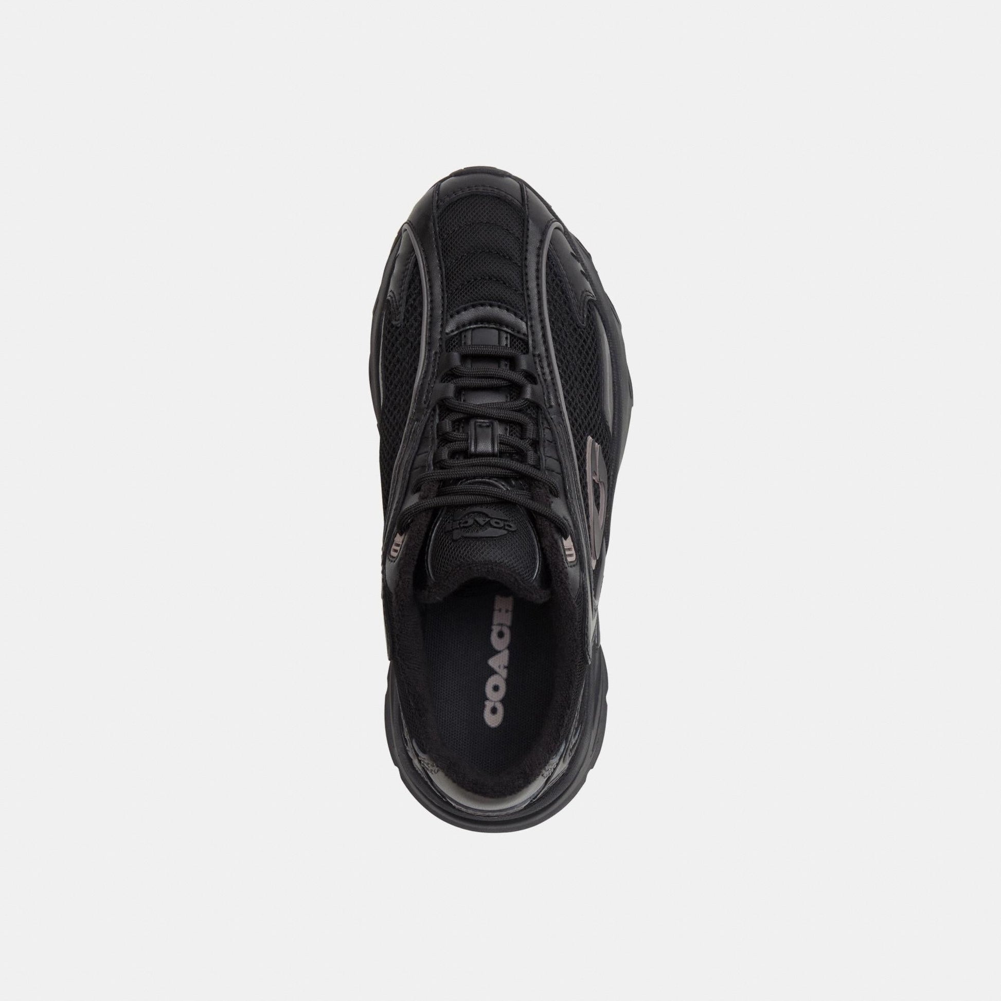 CDE28-Bolt Runner Sneaker-Black/Chalk