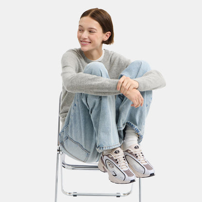 CDE28-Bolt Runner Sneaker-Light Grey Multi