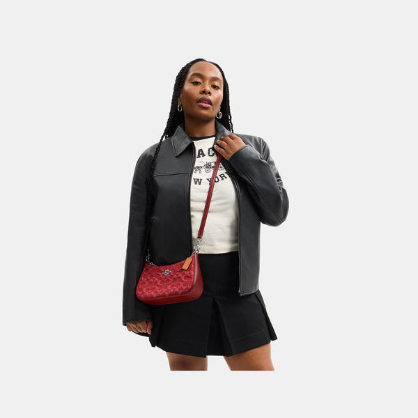 Teri Shoulder Bag in Signature Denim