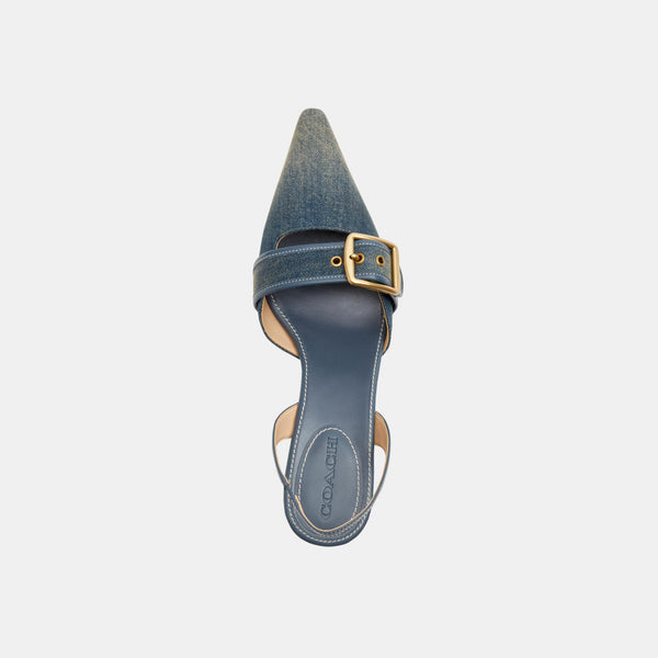 Margot Loved Denim Slingback