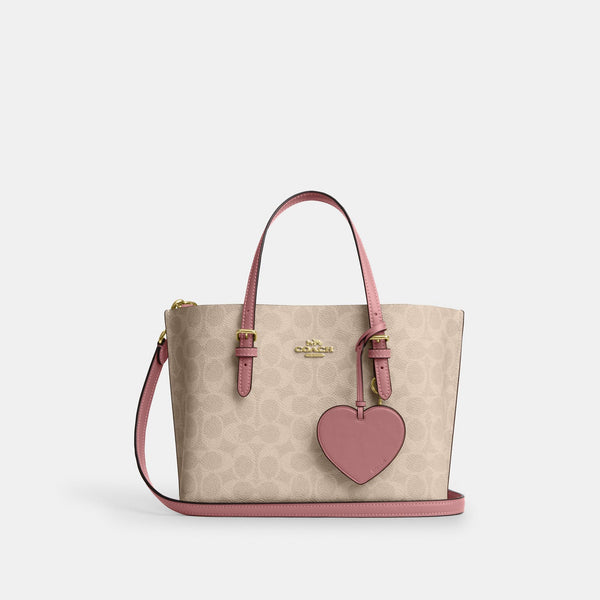 Mollie Tote Bag 25 in Signature Canvas with Heart Charm