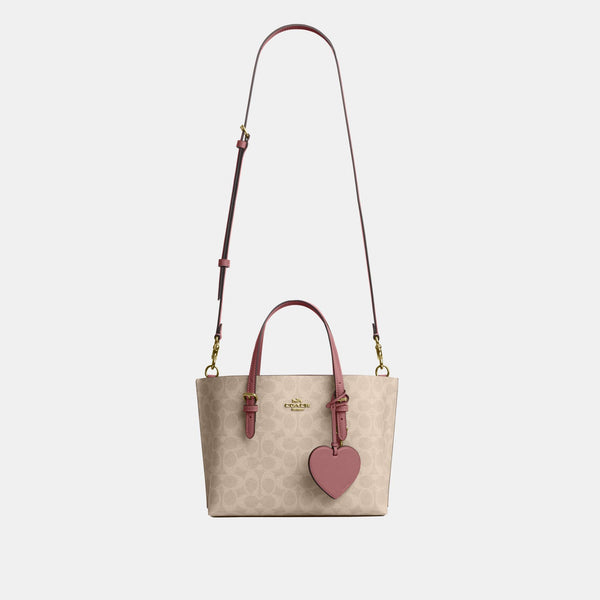 Mollie Tote Bag 25 in Signature Canvas with Heart Charm