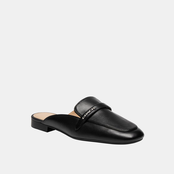 Leather Backless Loafer