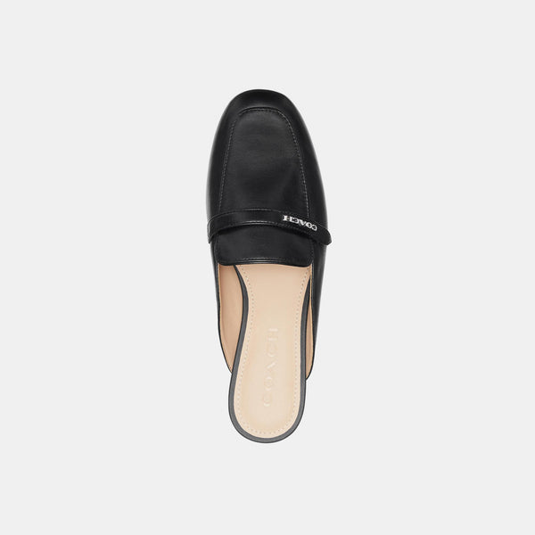 Leather Backless Loafer