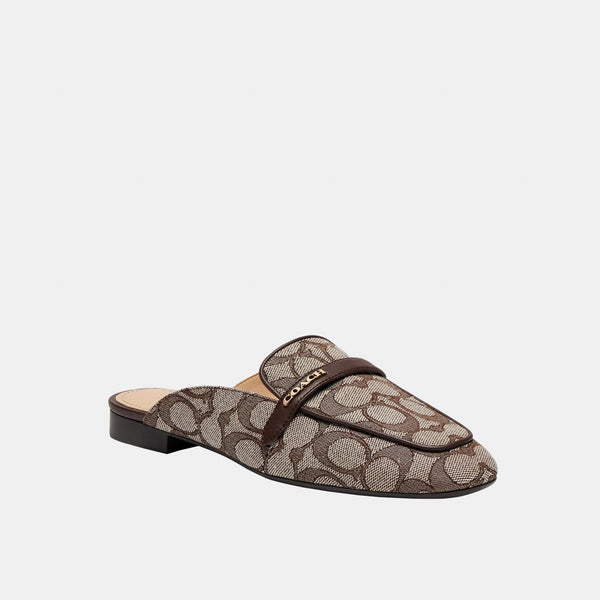 Backless Loafer in Signature Jacquard