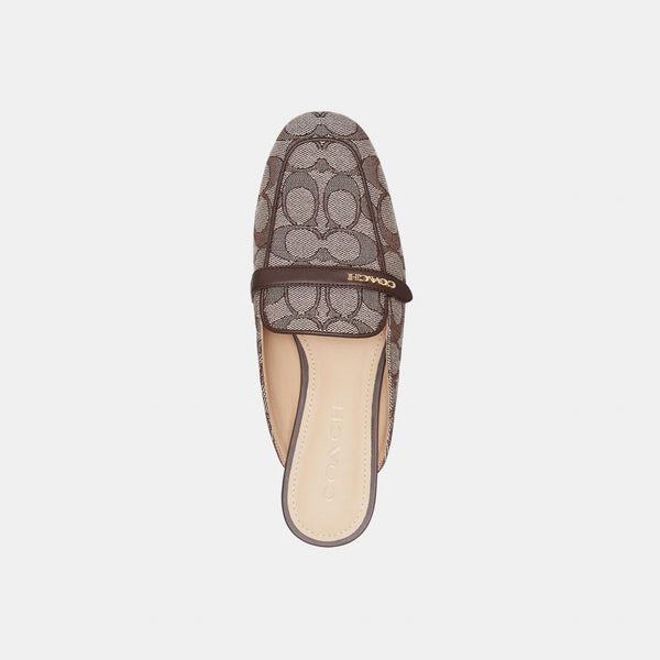 Backless Loafer in Signature Jacquard