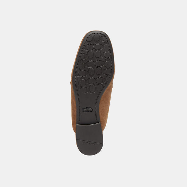 Suede Backless Loafer