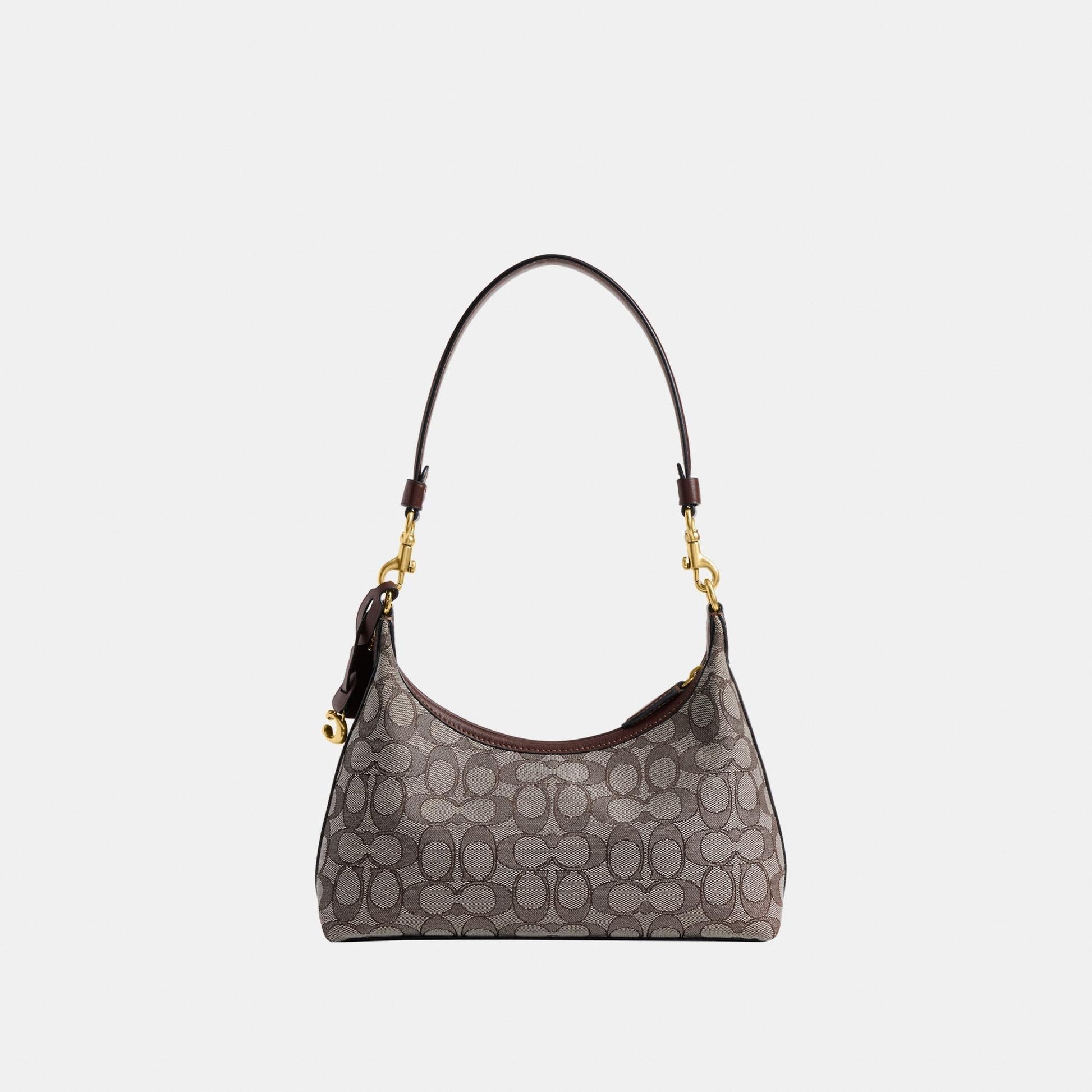 CDG71-Juliet Shoulder Bag 25 in Signature Jacquard-B4/Oak Maple