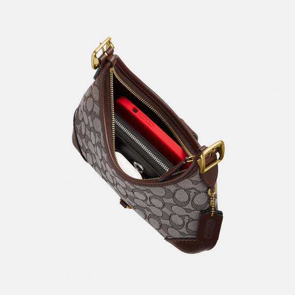 Hamptons Hobo Bag in Signature Jacquard