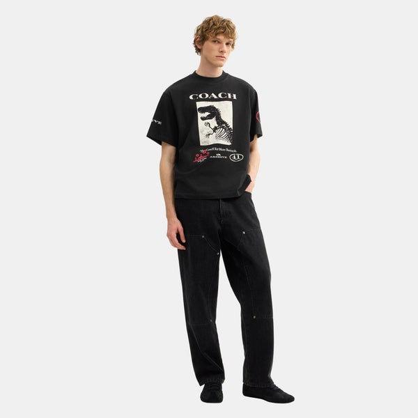 Dinosaur Collage T-Shirt In Organic Cotton