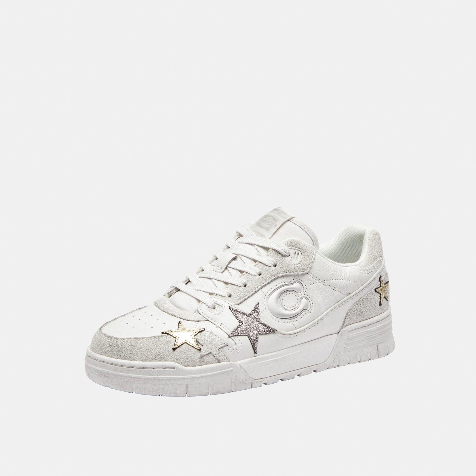 CDL55-Soho Sneaker with Stars-Optic White Multi