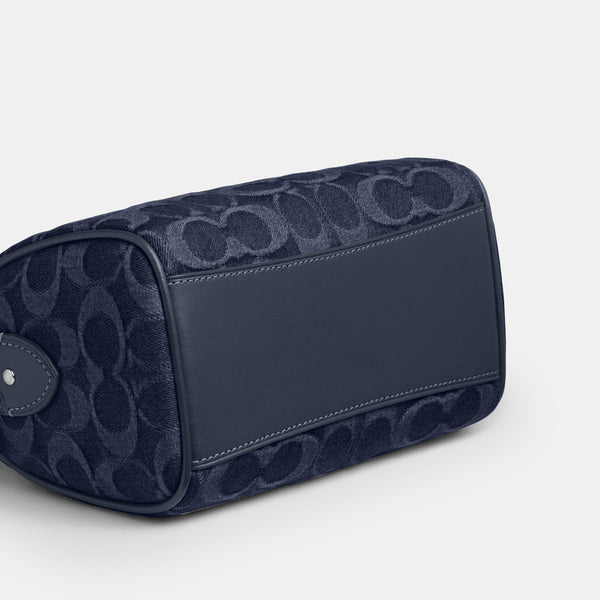 Mini Rowan Crossbody Bag in Signature Denim