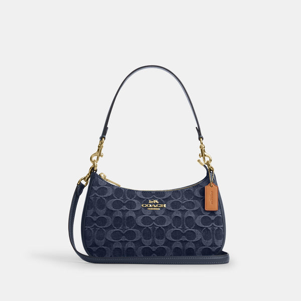 Teri Shoulder Bag in Denim Signature