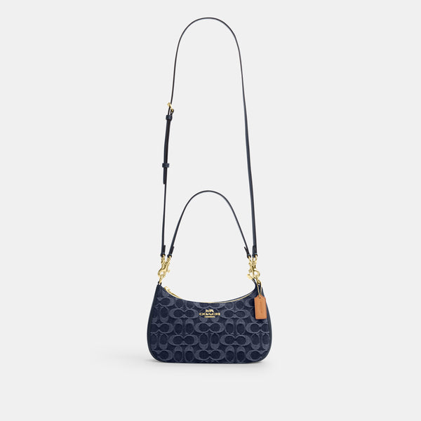 Teri Shoulder Bag in Denim Signature