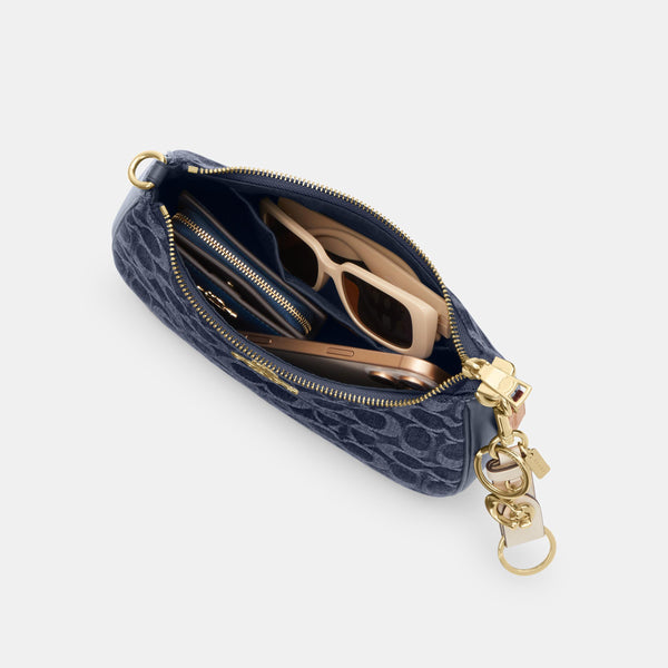 Teri Shoulder Bag in Denim Signature