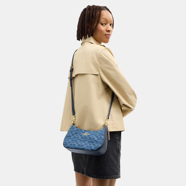 Teri Shoulder Bag in Denim Signature