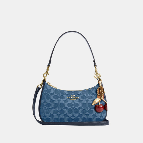 Teri Shoulder Bag in Denim Signature