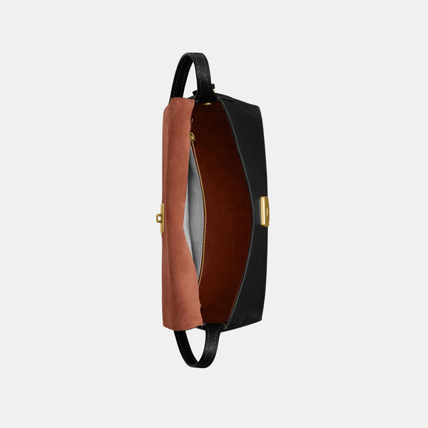 Natural Grain Leather Chelsea Shoulder Bag 30