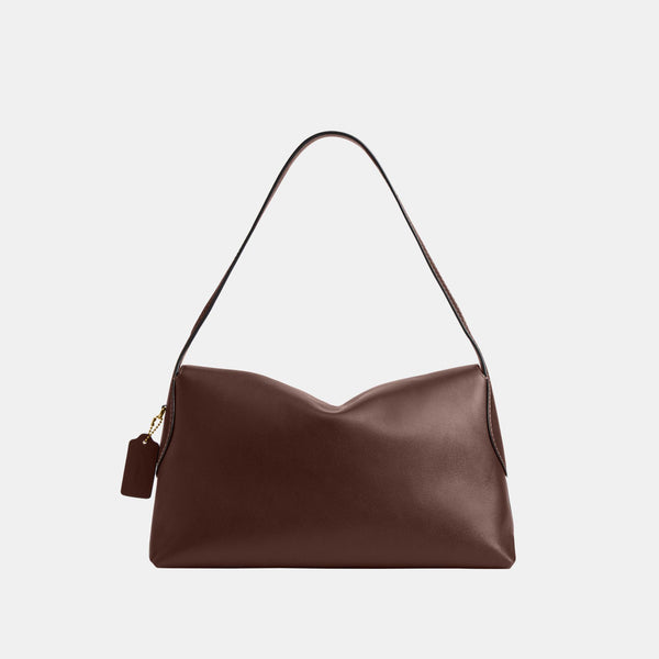 Natural Grain Leather Chelsea Shoulder Bag 36