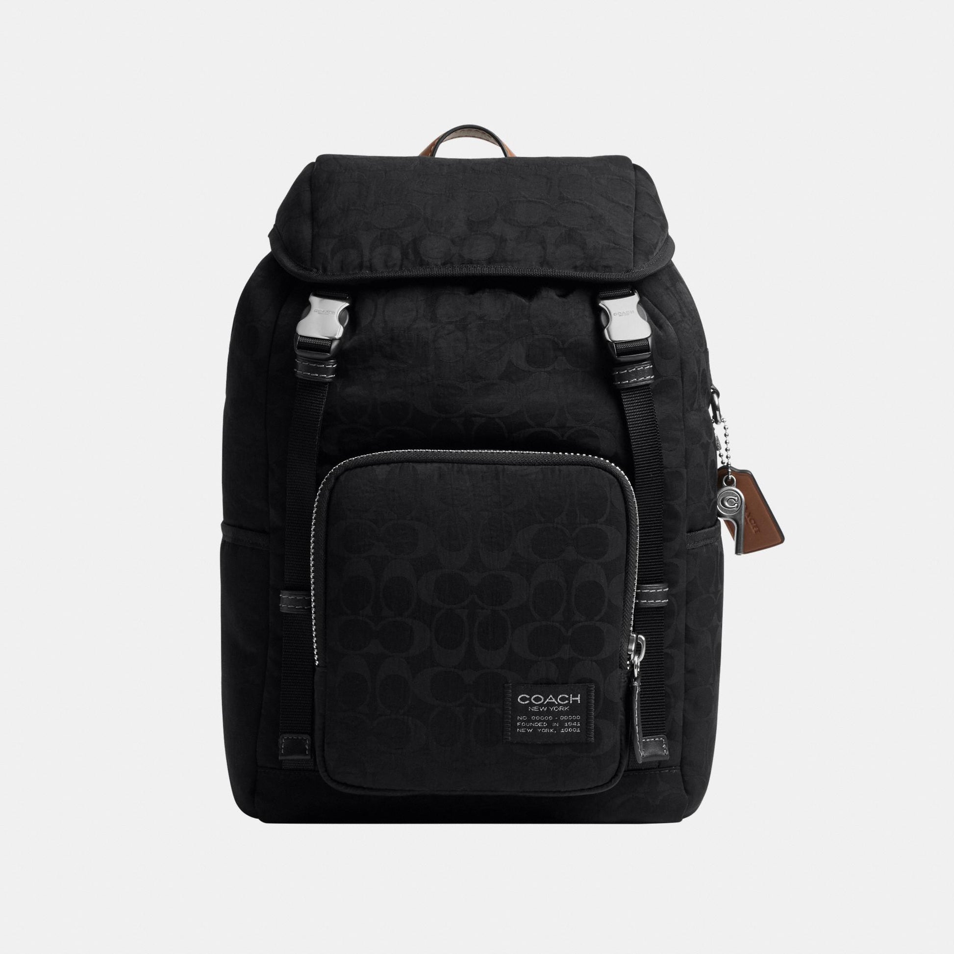 CDU99-Logan Backpack in Signature Nylon-Black