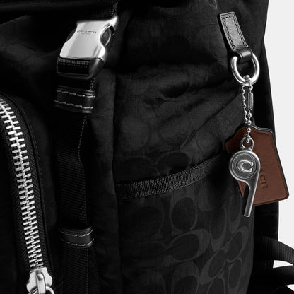 CDU99-Logan Backpack in Signature Nylon-Black