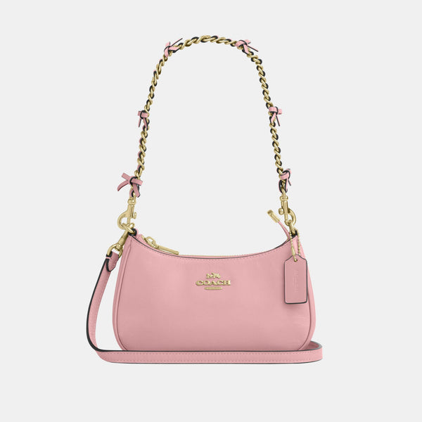 Teri Mini Crossbody in Glazed Leather with Bow Strap