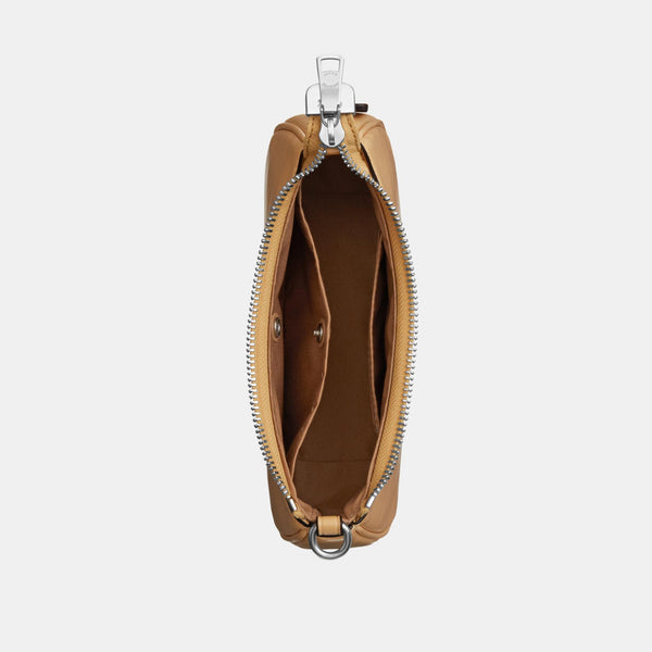 Teri Mini Crossbody in Glazed Leather with Bow Strap