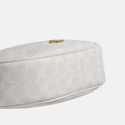 CDX17-Emily Mini Shoulder Bag in Signature Canvas-Im/White/Chalk