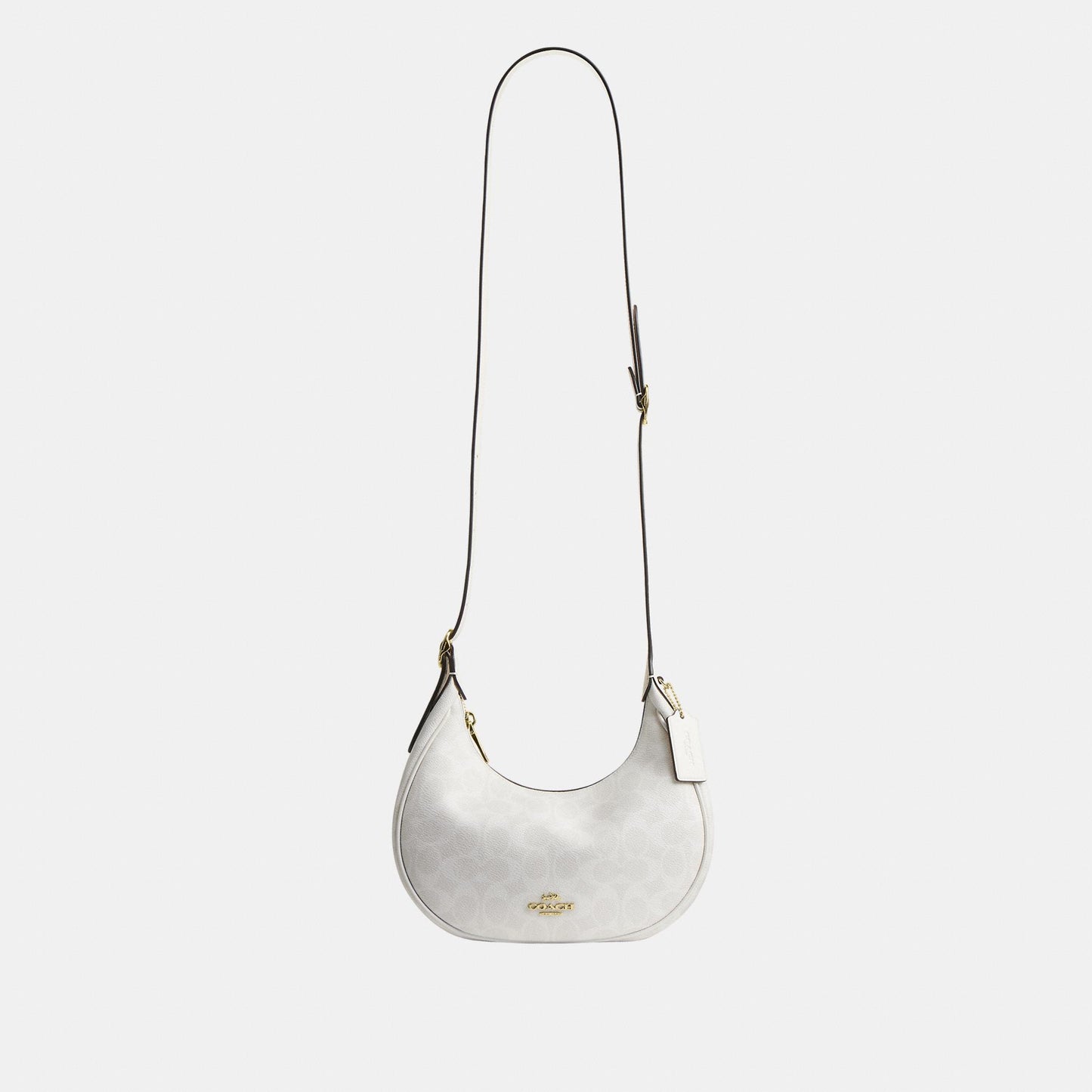 CDX17-Emily Mini Shoulder Bag in Signature Canvas-Im/White/Chalk