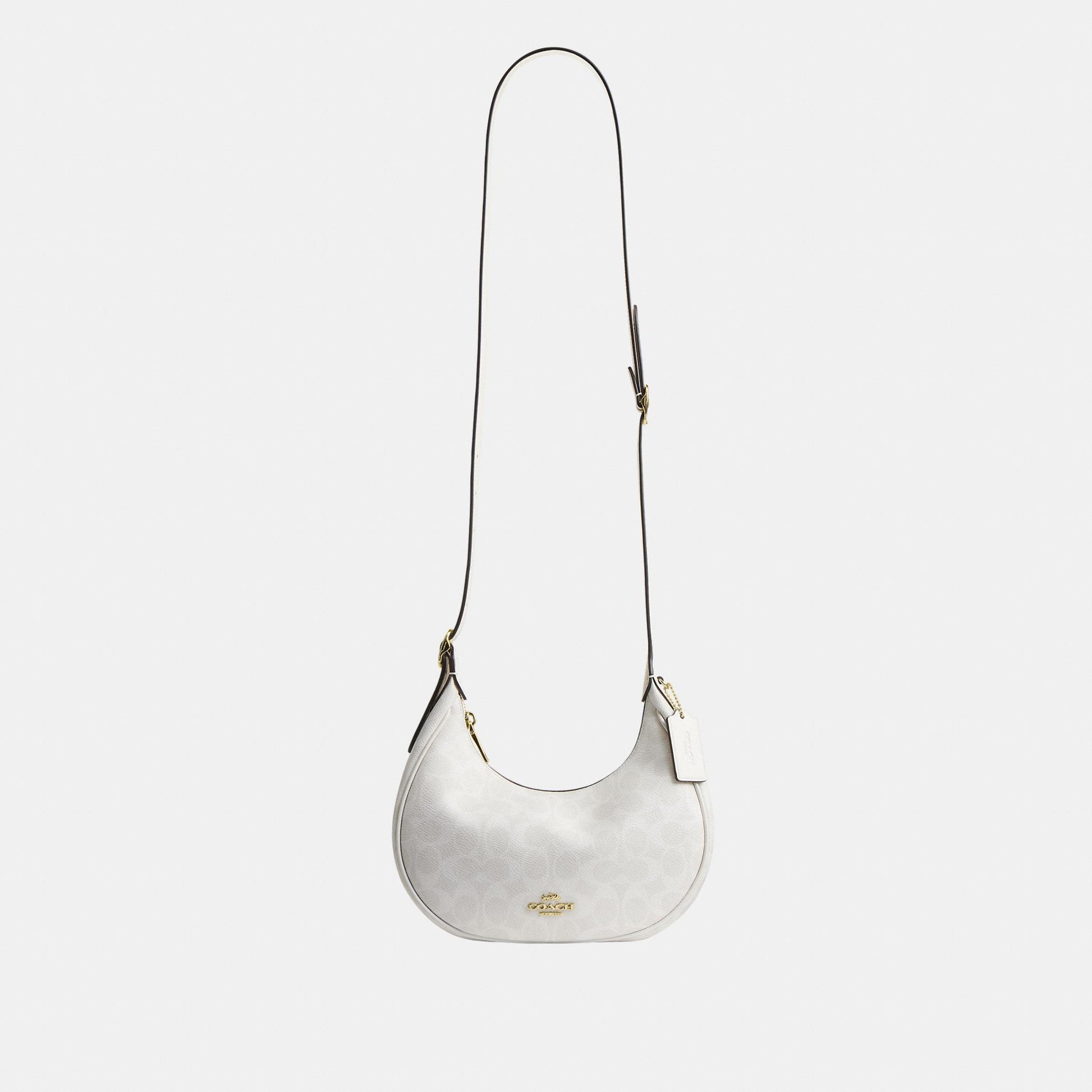 CDX17-Emily Mini Shoulder Bag in Signature Canvas-Im/White/Chalk