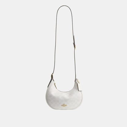 CDX17-Emily Mini Shoulder Bag in Signature Canvas-Im/White/Chalk