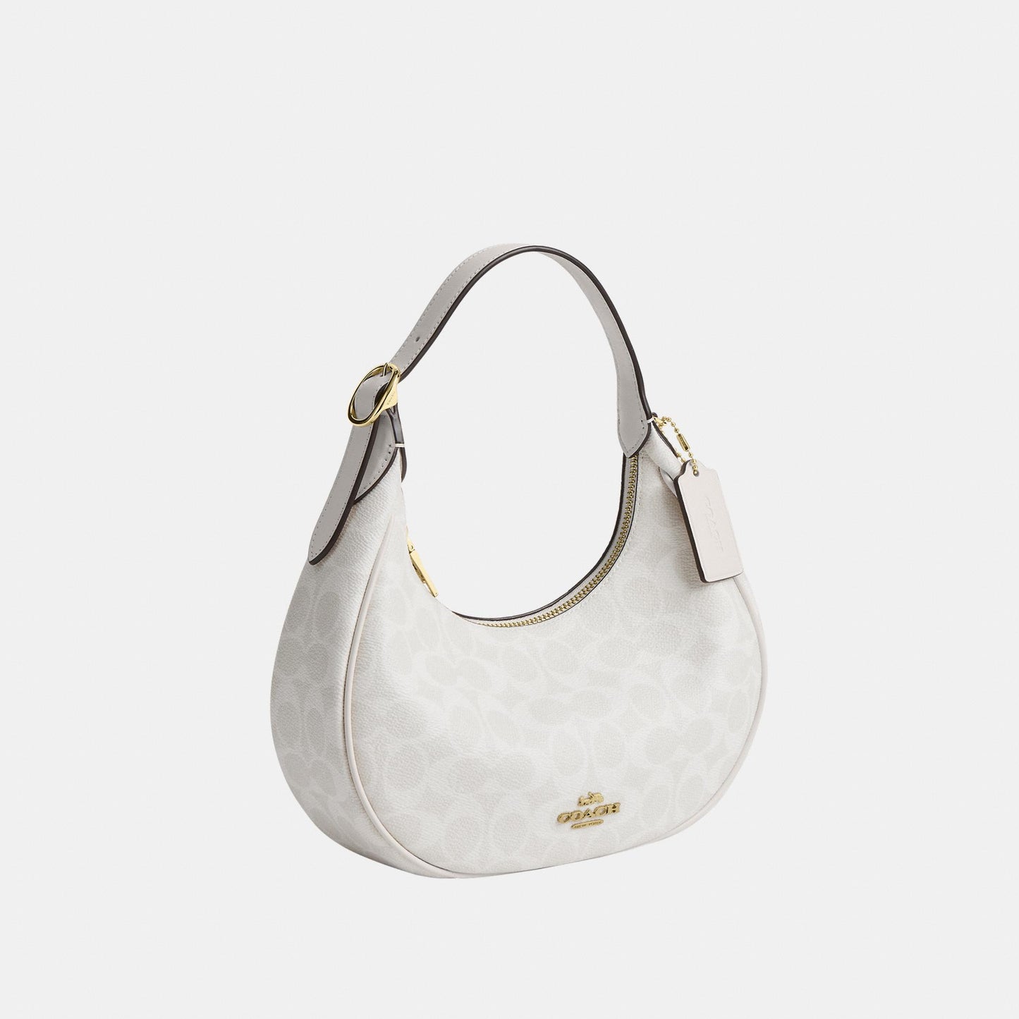 CDX17-Emily Mini Shoulder Bag in Signature Canvas-Im/White/Chalk