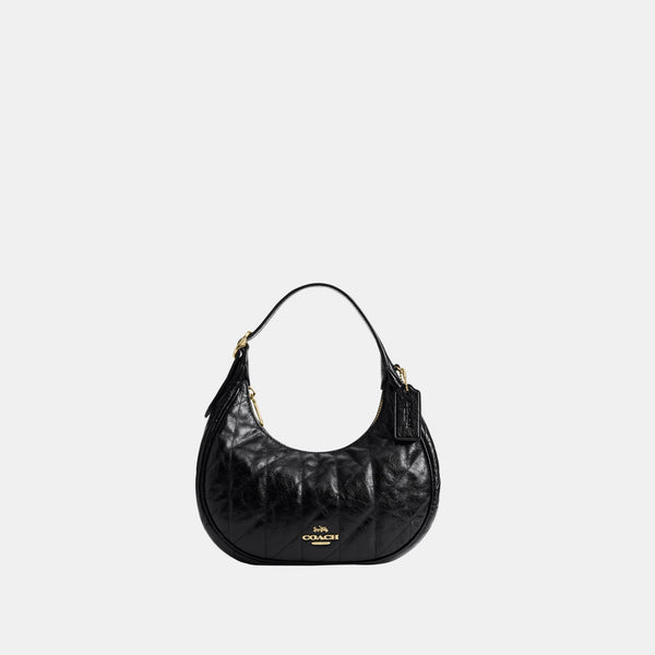 Carmen Mini Crossbody in Glazed Leather with Quilting