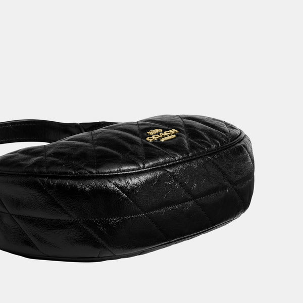 Carmen Mini Crossbody in Glazed Leather with Quilting