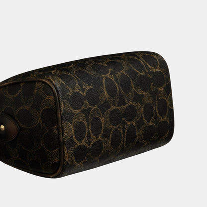 CDY29-Mini Rowan Crossbody in Loved Signature Canvas with Charms-Im/Brown