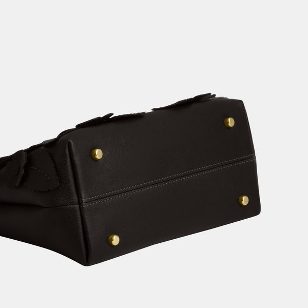 Emory Top Handle in Floral Applique