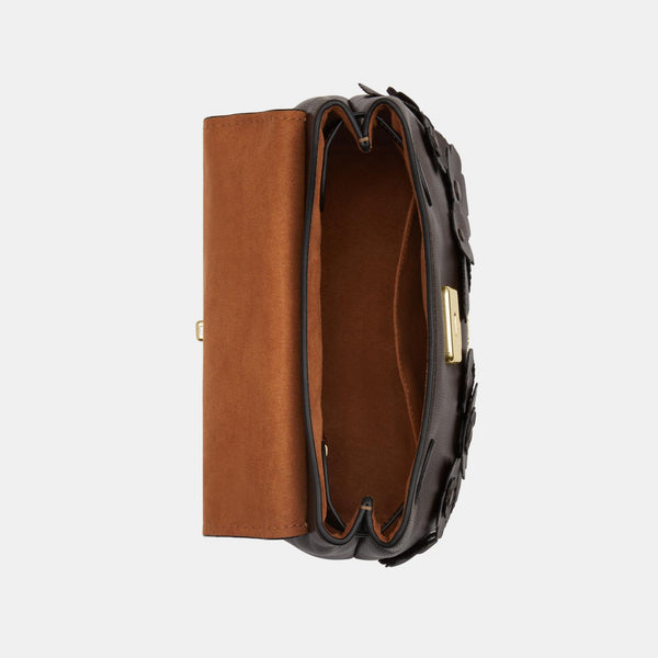 Emory Top Handle in Floral Applique