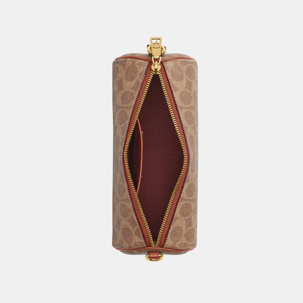 Coated Canvas Signature Barrel Bag