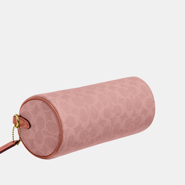Coated Canvas Signature Barrel Bag