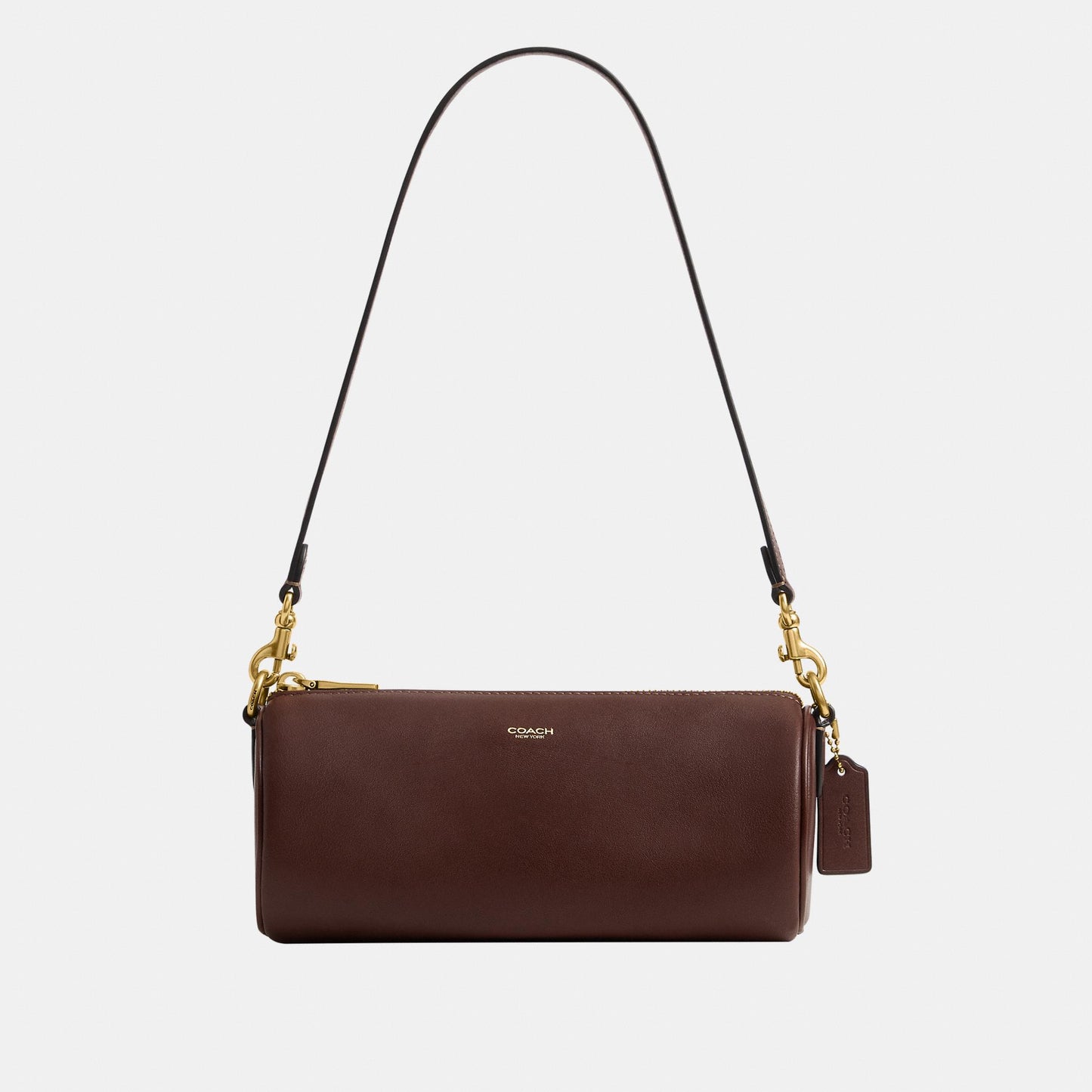 CDY80-Natural Grain Leather Barrel Bag-B4/Maple