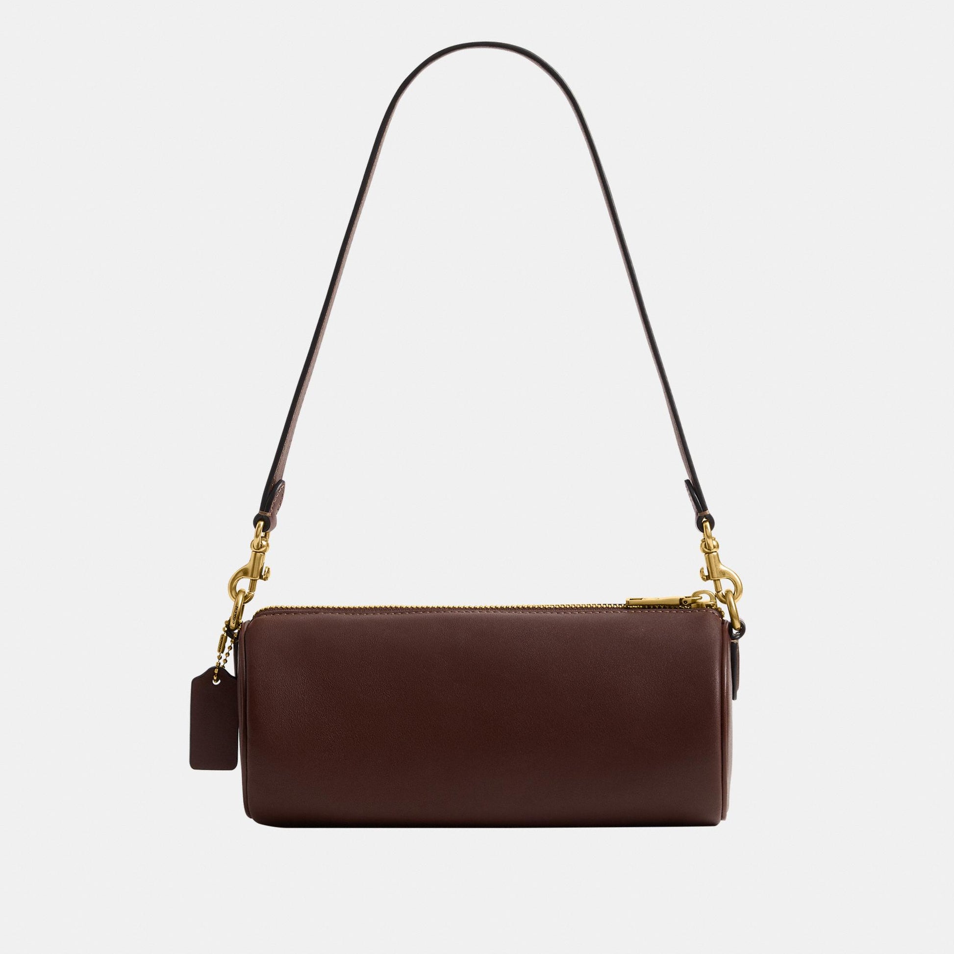 CDY80-Natural Grain Leather Barrel Bag-B4/Maple