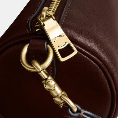 CDY80-Natural Grain Leather Barrel Bag-B4/Maple