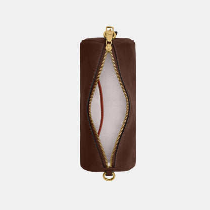CDY81-Barrel Bag-B4/Dark Chocolate