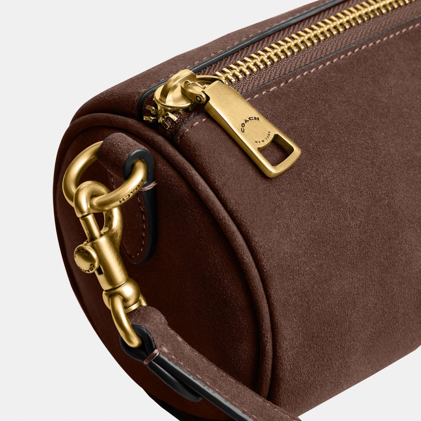 CDY81-Barrel Bag-B4/Dark Chocolate