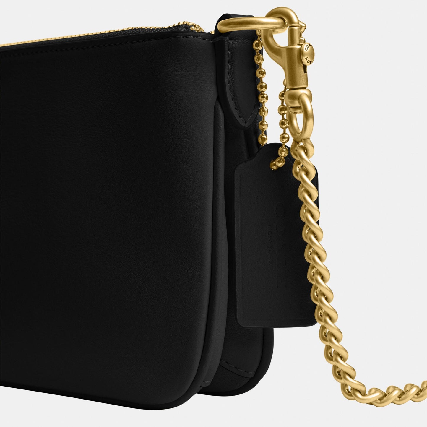 CDY89-Refined Calf Leather Audrey Crossbody Bag-B4/Black