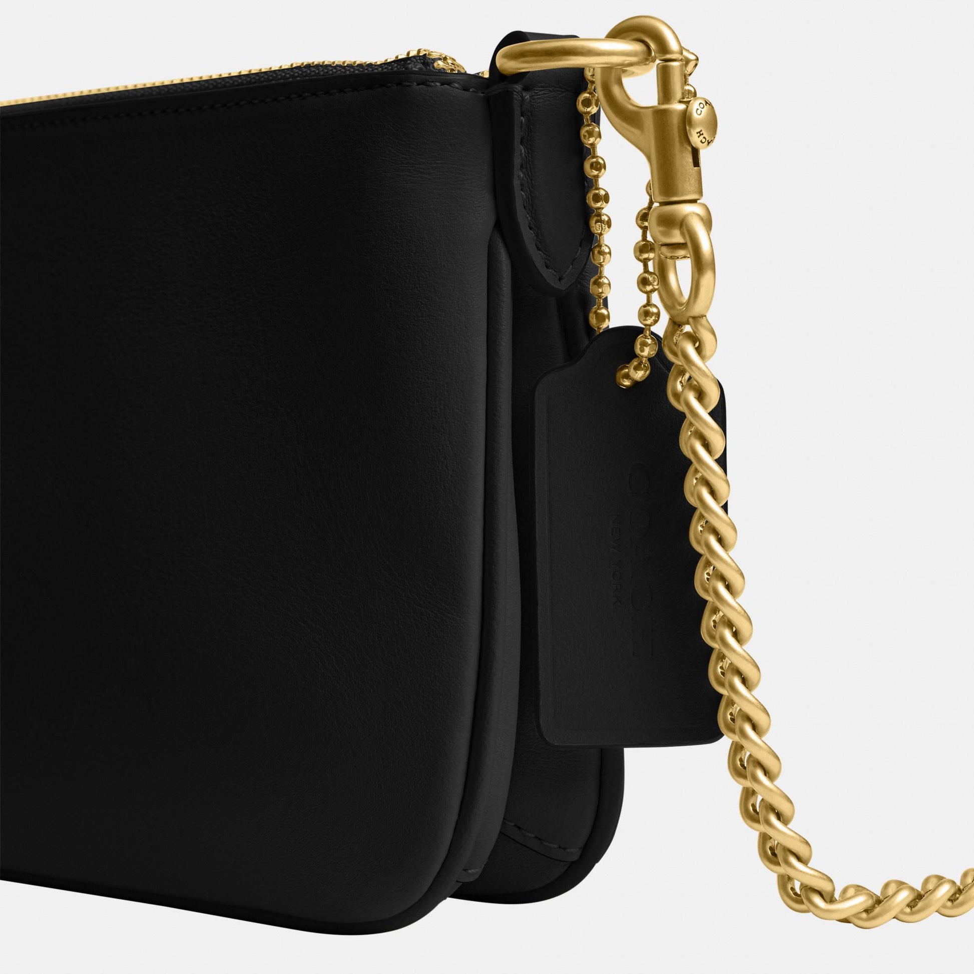 CDY89-Refined Calf Leather Audrey Crossbody Bag-B4/Black