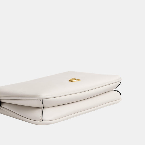 Refined Calf Leather Audrey Crossbody Bag