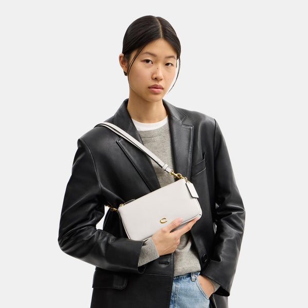 Refined Calf Leather Audrey Crossbody Bag
