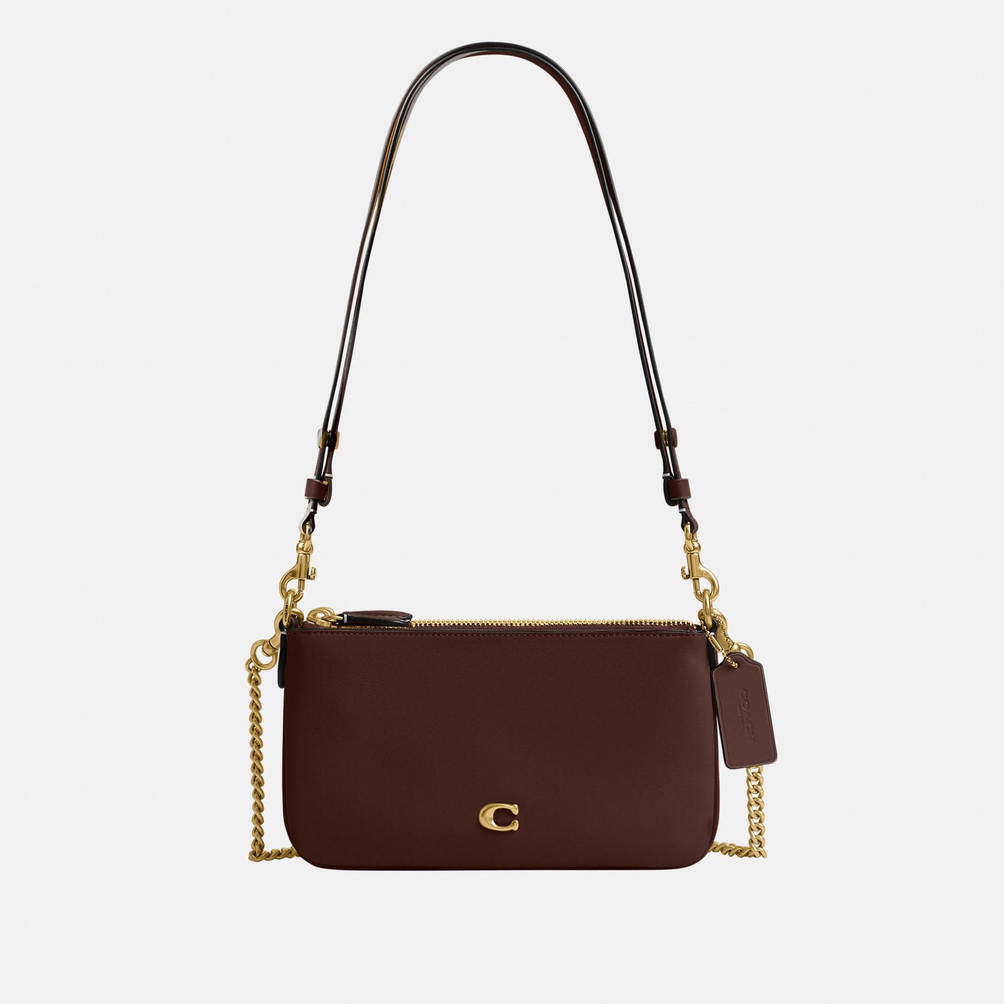 CDY89-Refined Calf Leather Audrey Crossbody Bag-B4/Maple